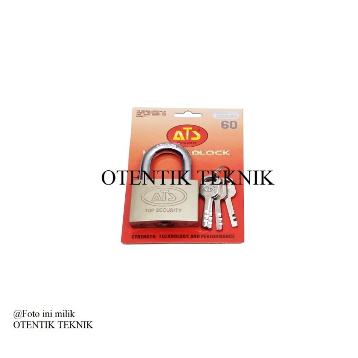 GEMBOK ATS 60 PENDEK - GEMBOK PINTU / PAGAR - KUAT ATS 60 MM SHORT