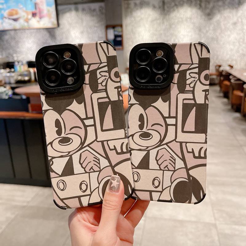 Splice Mickey Soft Case HP OPPO A9 A5 A31 A53 A33 2020 A91 F11 A3S A52 A92 F9 Pro A7 A5S A12 A1K Reno 3 5 6 A83 K3 K5 A95 A93 A93S A55 A56 A55S 5G Casing FTD Baru Realme C1 X XT