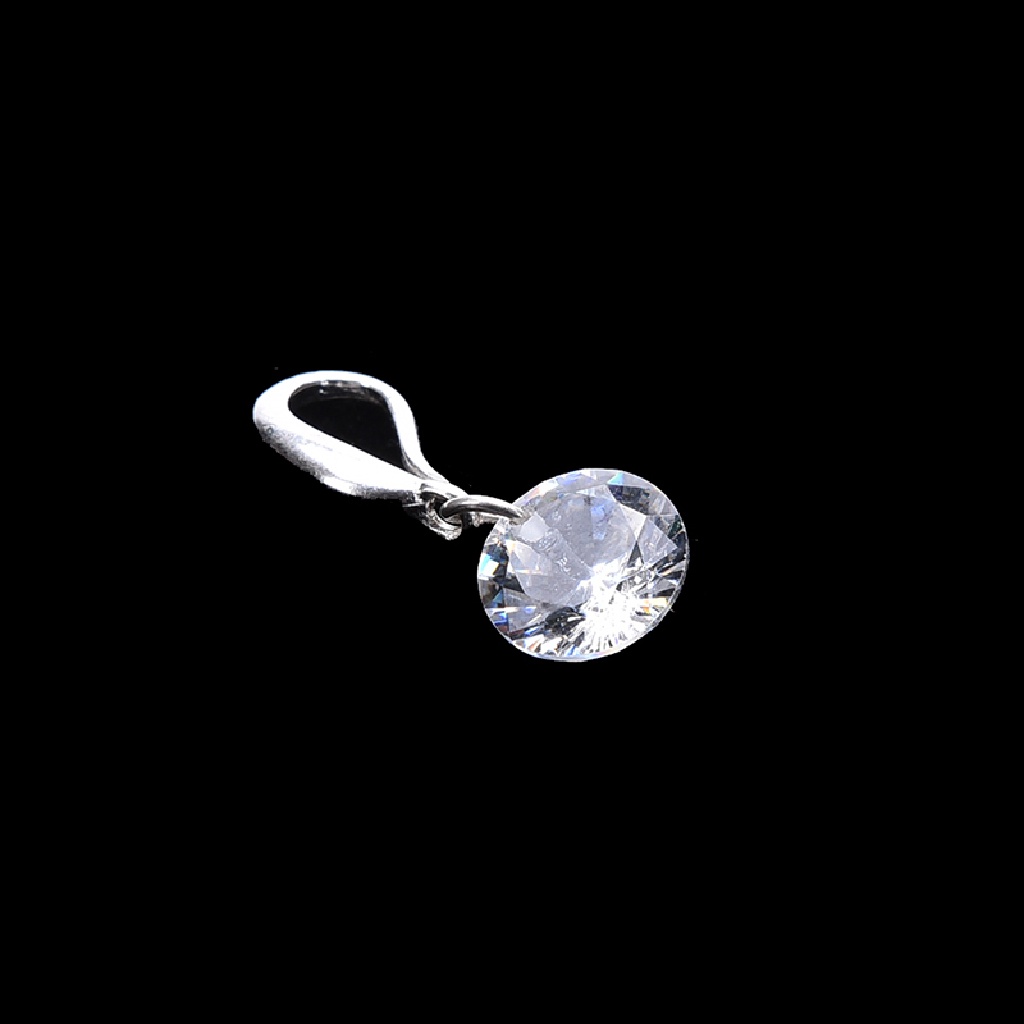 Deid 1pasang Elegan Fashion Perak Berlapis Wanita Kristal Berlian Imitasi Ear Stud Earrings Martijn