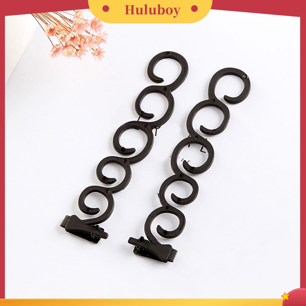{Ready Stock} 2Pcs DIY Kepang Rambut Kokoh Reusable Simple DIY Compact Twist Clips Untuk Indoor