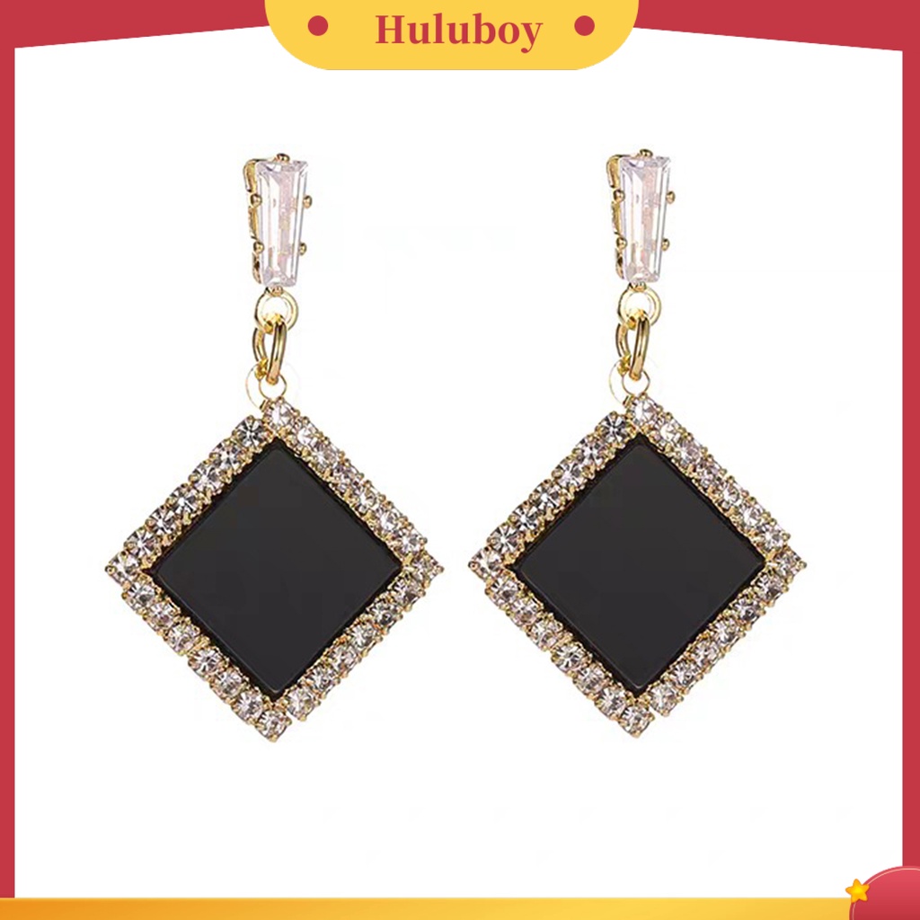 {Ready Stock} 1pasang Anting Menjuntai Hati Berlian Imitasi Perhiasan Gaya Korea Mutiara Imitasi Stud Earrings Hadiah Ulang Tahun