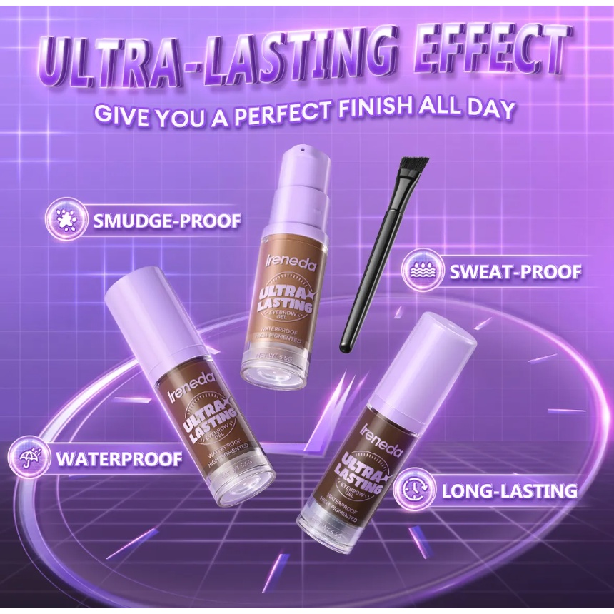 (READY &amp; ORI) IRENEDA Ultra-Lasting Eyebrow Gel Pomade Waterproof IR-E05