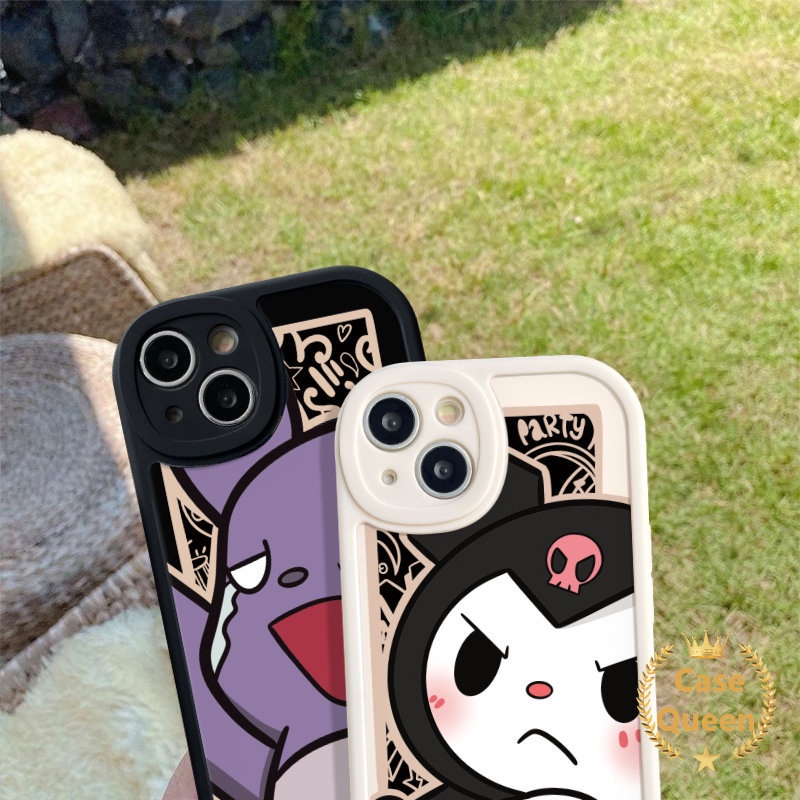 Lovely Baku Soft Tpu Shockproof Back Full Case Infinix Hot 10s 10T 9 11s 11 10 Play Hot 10 Lite Note 8 Smart 5 6 Cartoon Cute Kuromi Cover