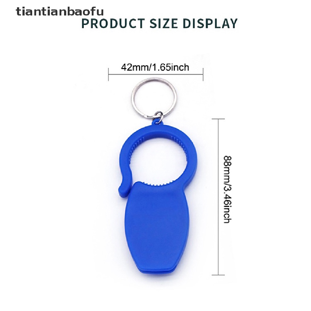 [tiantianbaofu] 3in1 Beer Can Opener Keychain Alat Pembuka Botol Minuman Tempel Dinding Butik