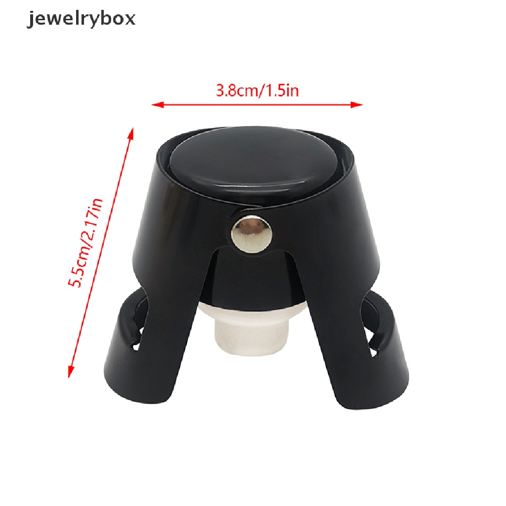 [jewelrybox] New Wine Champagne Cap 304stainless Steel Champagne Portable Cork Holding Machine Bar Cork of Wine Sparkling Anggur Tutup Champagne Butik