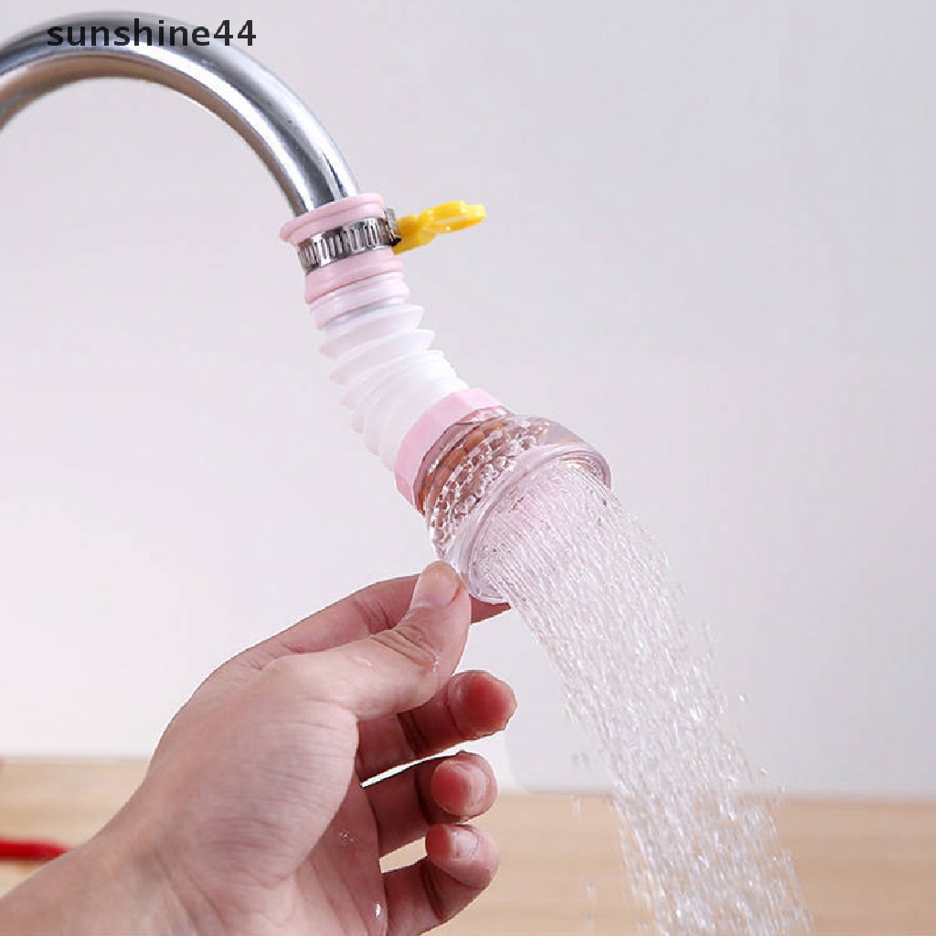 Sepatu Sunshine360° Rotag Faucet Booster Shower Alat Pemanjang Keran Wastafel Dapur Filter Air ID