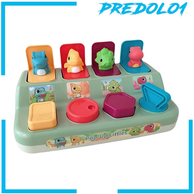 [Predolo1] Mainan Hewan Kartun Interaktif pops up Dinosaurus Untuk Hadiah Bayibayibayi