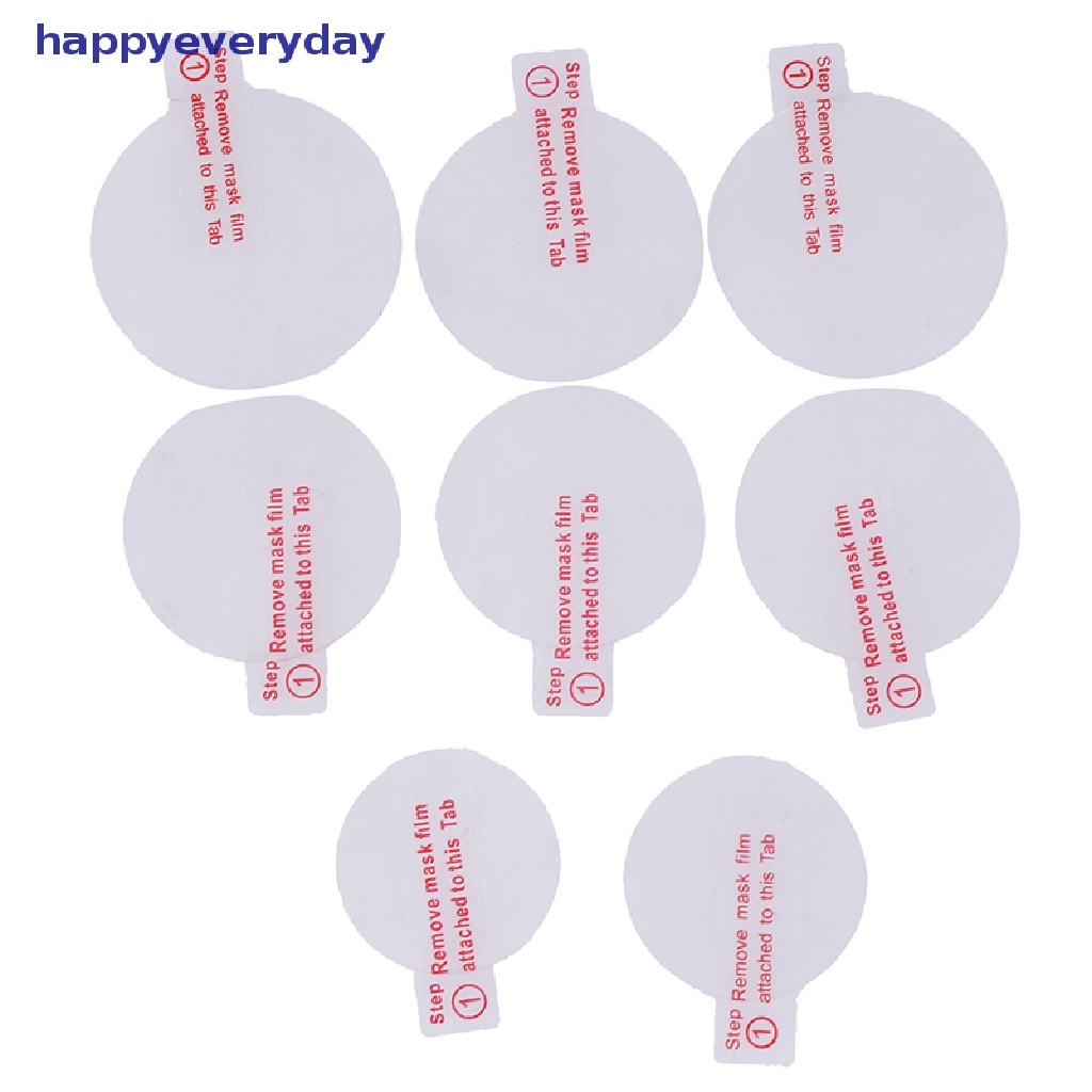 [happy] 1pc Pelindung Layar Tempered Glass Untuk 28.30.34.35.36.37.38/40mm Jam Tangan Bulat [ID]