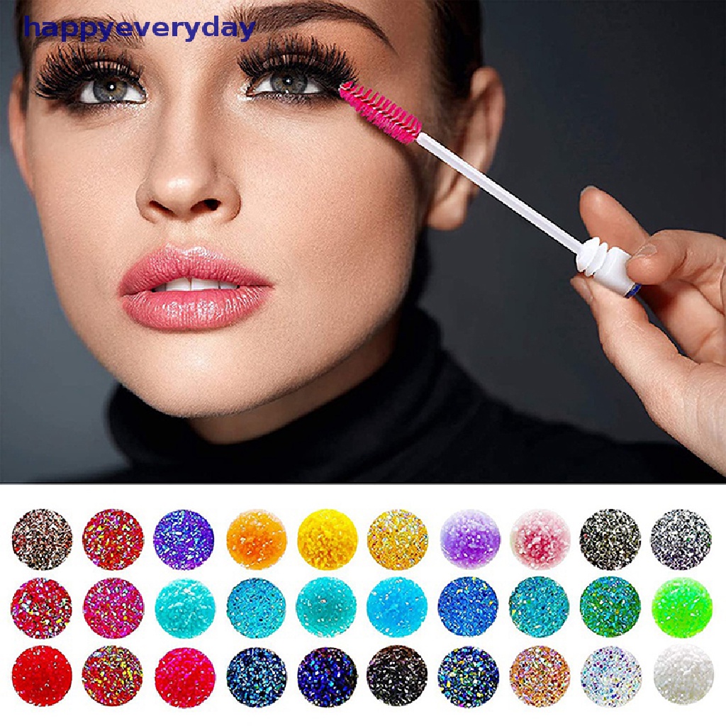 [happy] Reusable Eyebrow Brush Extension Sikat Bulu Mata Tahan Debu Yang Dapat Diganti [ID]