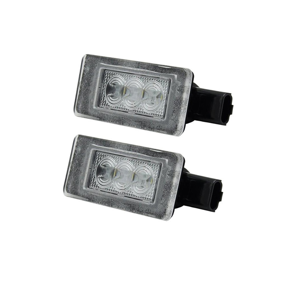 PEUGEOT 2pcs Lampu Plat Nomor Plat LED Putih Kecerahan Tinggi Untuk Peugeot207208 308 2008 Untuk Citroen C5