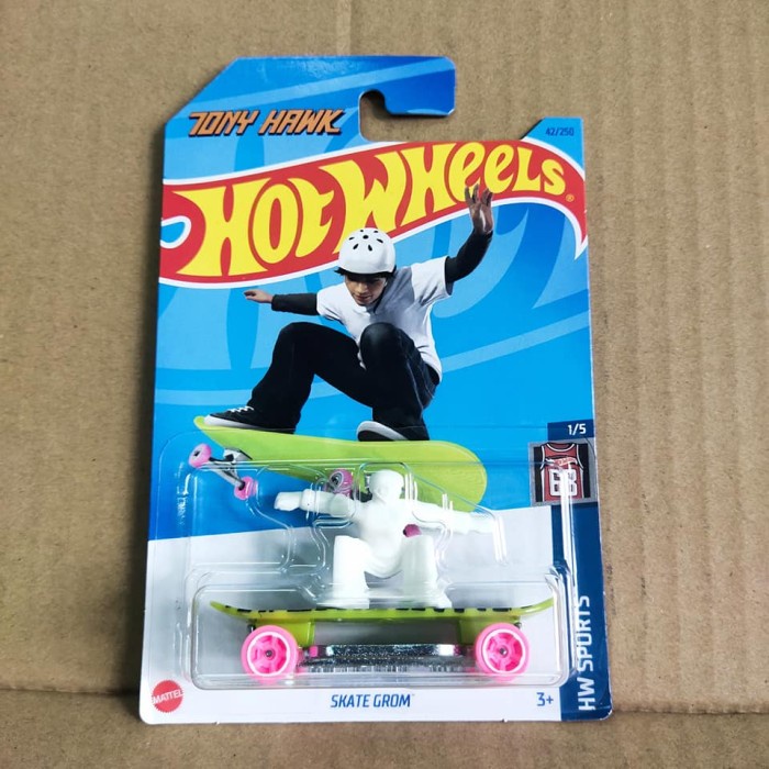 Hotwheels Tony Hawk Skate Grom Putih - Lot G 2023