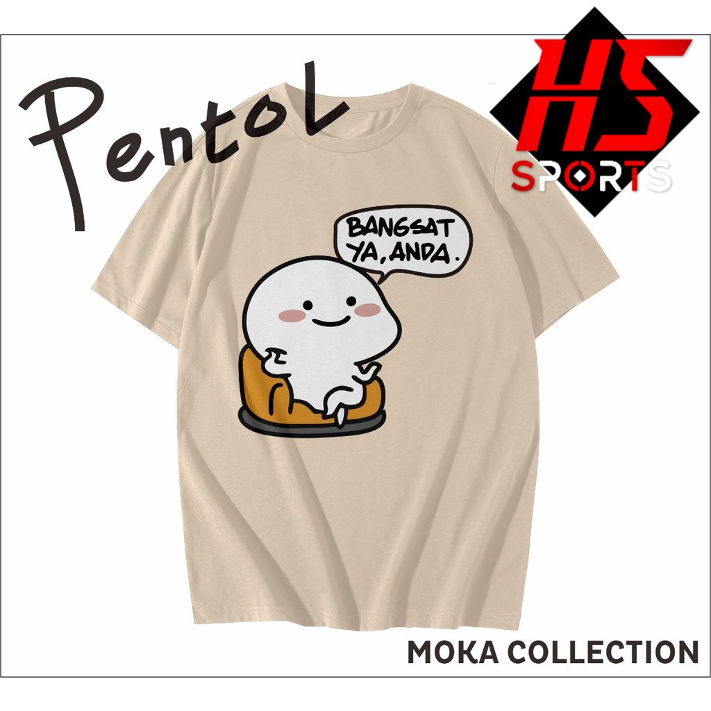 KAOS PENTOL MOCCA EDITION TYPE 2 - BAJU PENTOL - TSHIRT PENTOL