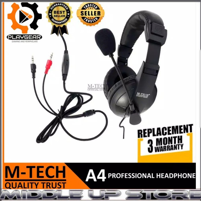 Headset Mtech A4 Good Quality