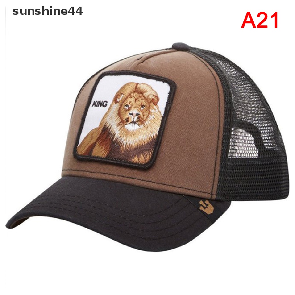 Sunshine Topi Jaring Animal Farm Trucker Topi Baseball Topi Ayah Topi Snapback ID