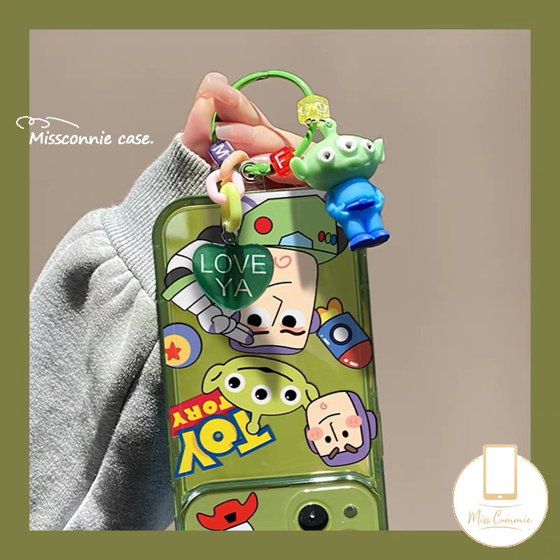 Case Cermin Make Up Flip Beruang Strawberry Lucu Manyo Untuk Oppo A15 A5s A7 A31 A15s A57 A12 A53 A9 A5 A3s A33 A35 A77S A77 A11K Kartun Toy Story Buzz Lightyear Case Dengan Gelang