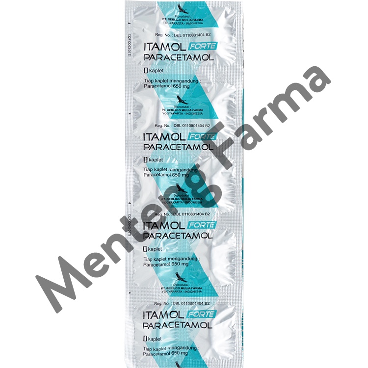 Itamol Forte 650 mg 10 Kaplet - Obat Nyeri dan Demam