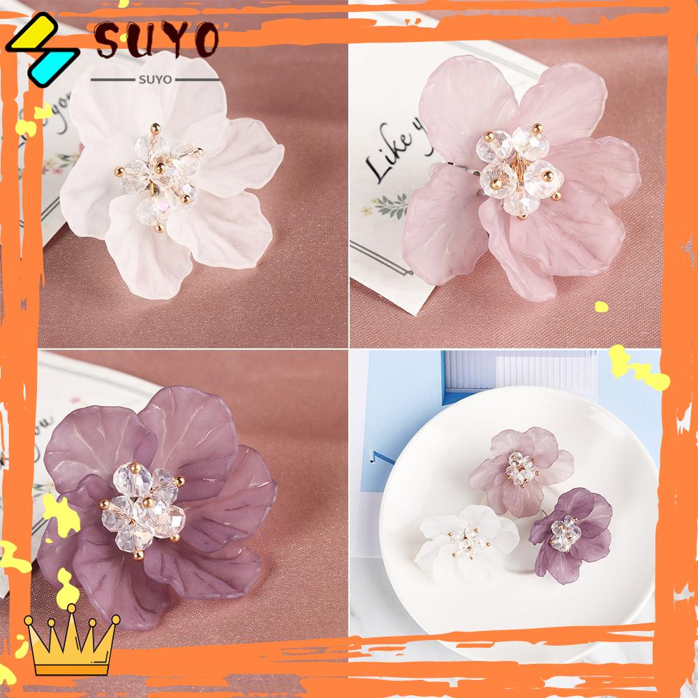 Suyo Petals Earrings Charm Akrilik Fashion Elegan