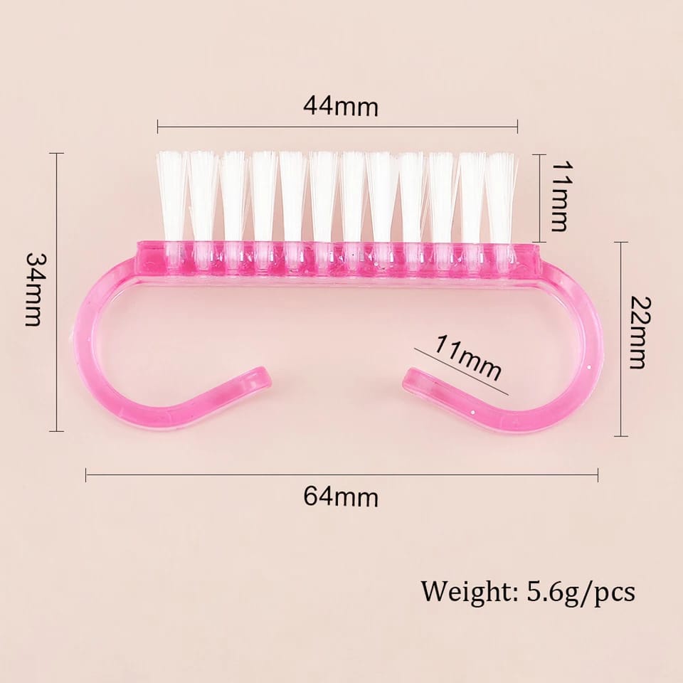 SIKAT KUKU Nail Art Pembersih Kuku Mini Brush Finger Cleaning Brush Manicure Pedicure S899