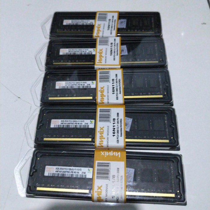 memory ram hynix pc3-12800u 8 gb 2rx8