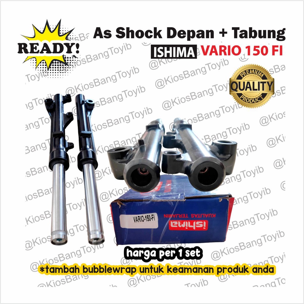 As Shock Skok /Shockbreaker Depan + Tabung Honda VARIO 150 FI (Ishima)