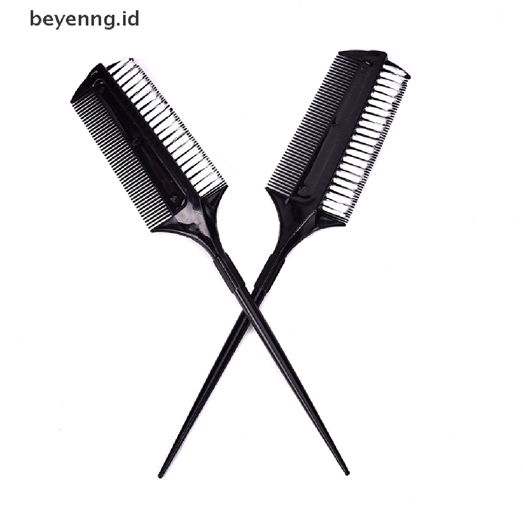 Beyen Professional Hairdressing Double Side Ting Combs Sikat Warna Rambut Alat Rambut ID