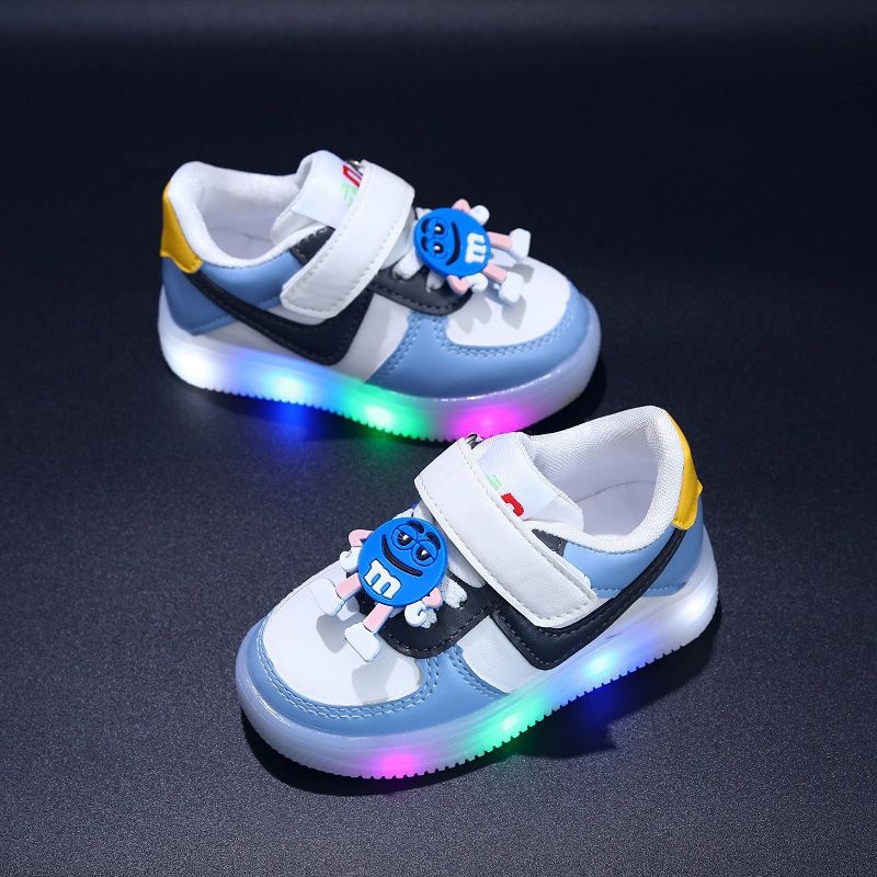 Minipetite SH2310 Sepatu Lampu Anak LED light Sneaker Shoes sporty size 21-30