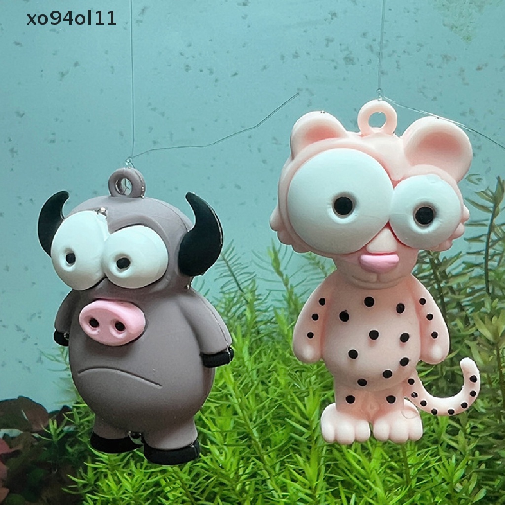 Xo Floag Ikan Dekorasi Ornamen Hewan Jerapah Zebra Singa Flamingo Aquarium Liontin Kecil Kreatif Lansekap Craft Pendant OL