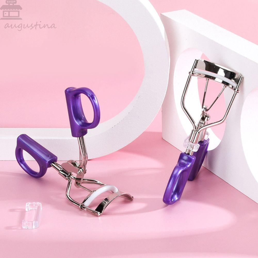 Penjepit Bulu Mata Agustina Portable Profesional Kecantikan Wanita Pegangan Melengkung Curl Eye Lash Eyelashes Tweezer