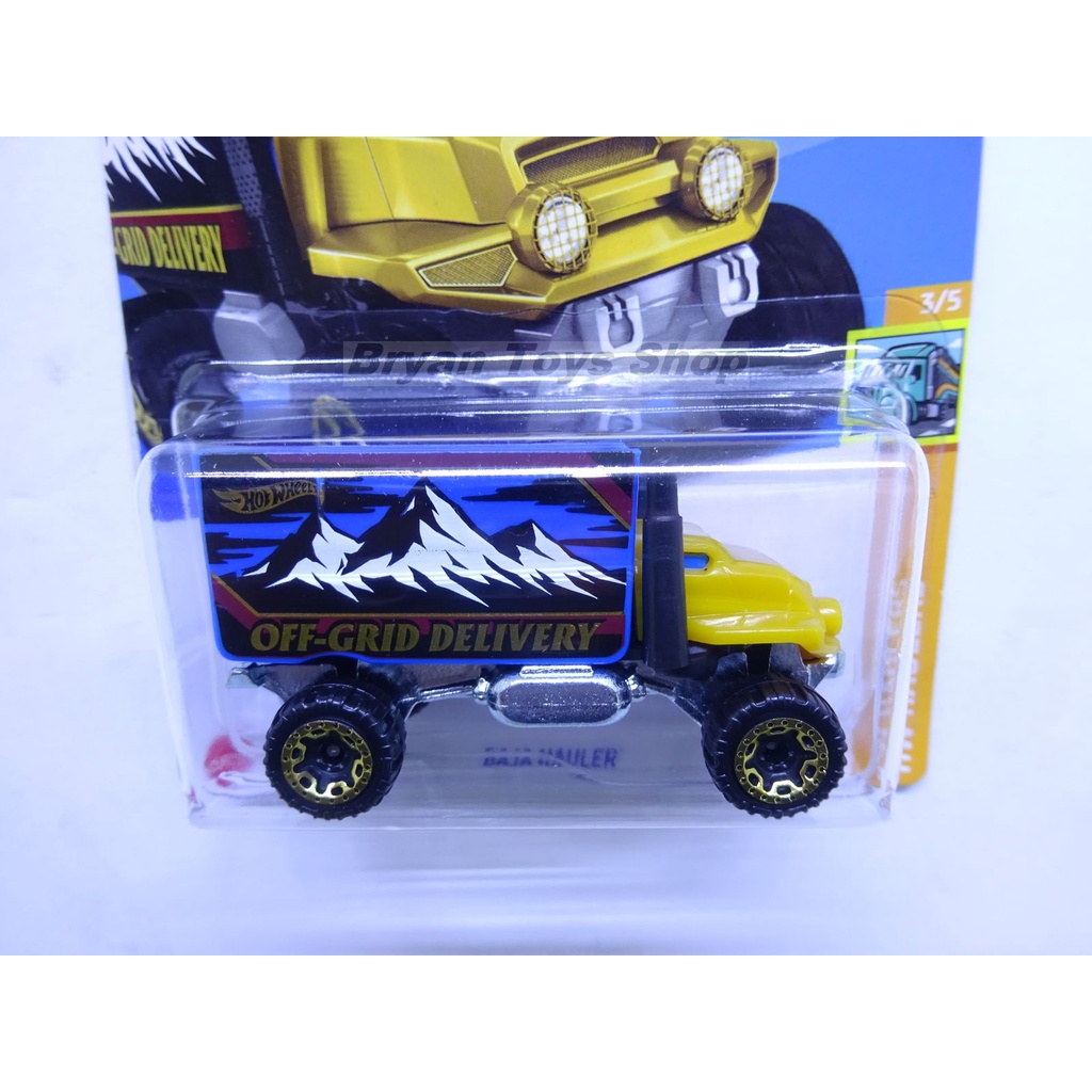 Hot Wheels Baja Hauler  Kuning Biru