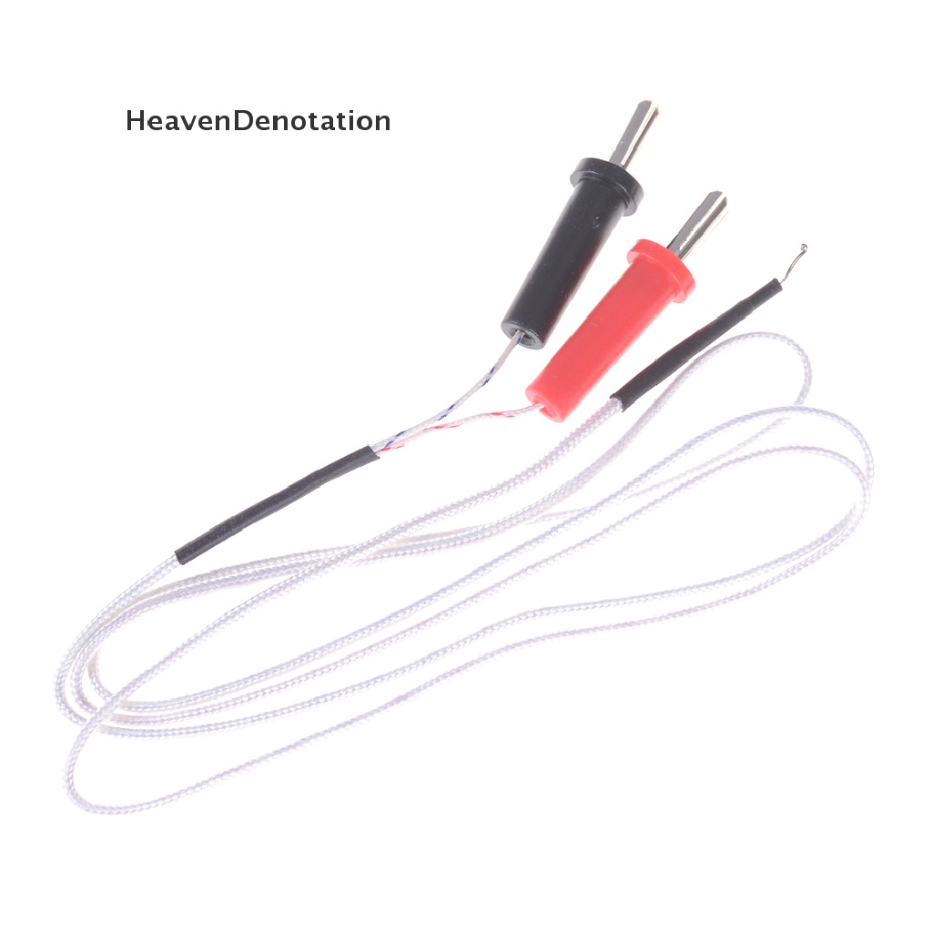 [HeavenDenotation] K Type Thermocouple Sensor Multimeter Suhu Probe Banana Plug 1000mm HDV