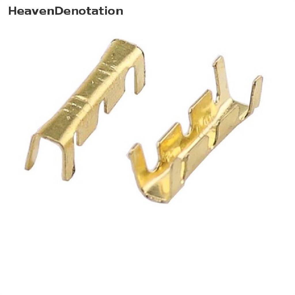 [HeavenDenotation] Terminal Konektor Spade Female Uninsulated Terminal Crimp Kawat Listrik HDV