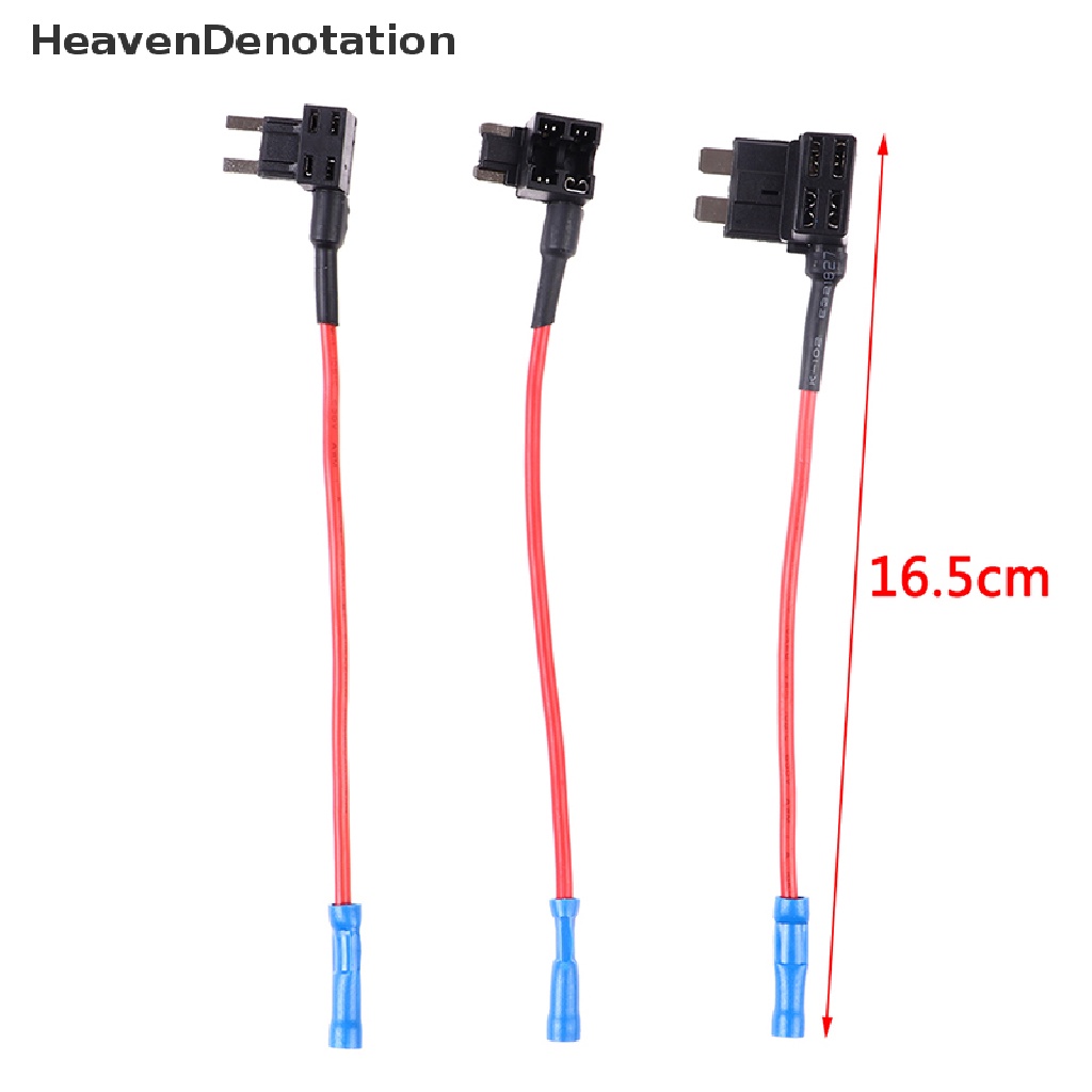 [HeavenDenotation] 5pcs Holder Sekring Mobil Add-a-circuit TAP Adapter Micro Mini Standard ATM Fuse HDV