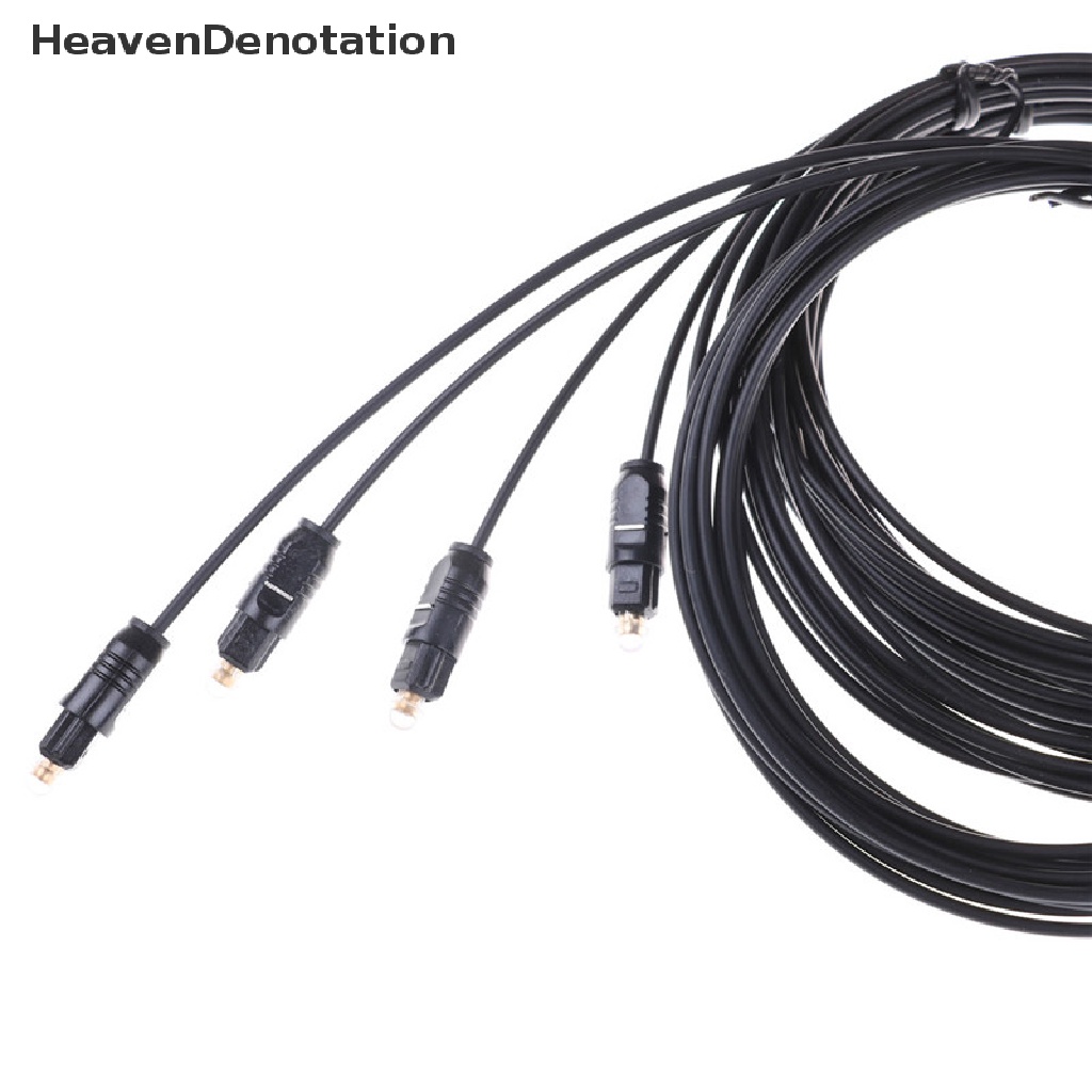 [HeavenDenotation] Kabel Audio Digital Fiber Optik TOSLink Hitam 1.5M 2M 3M 5M HDV