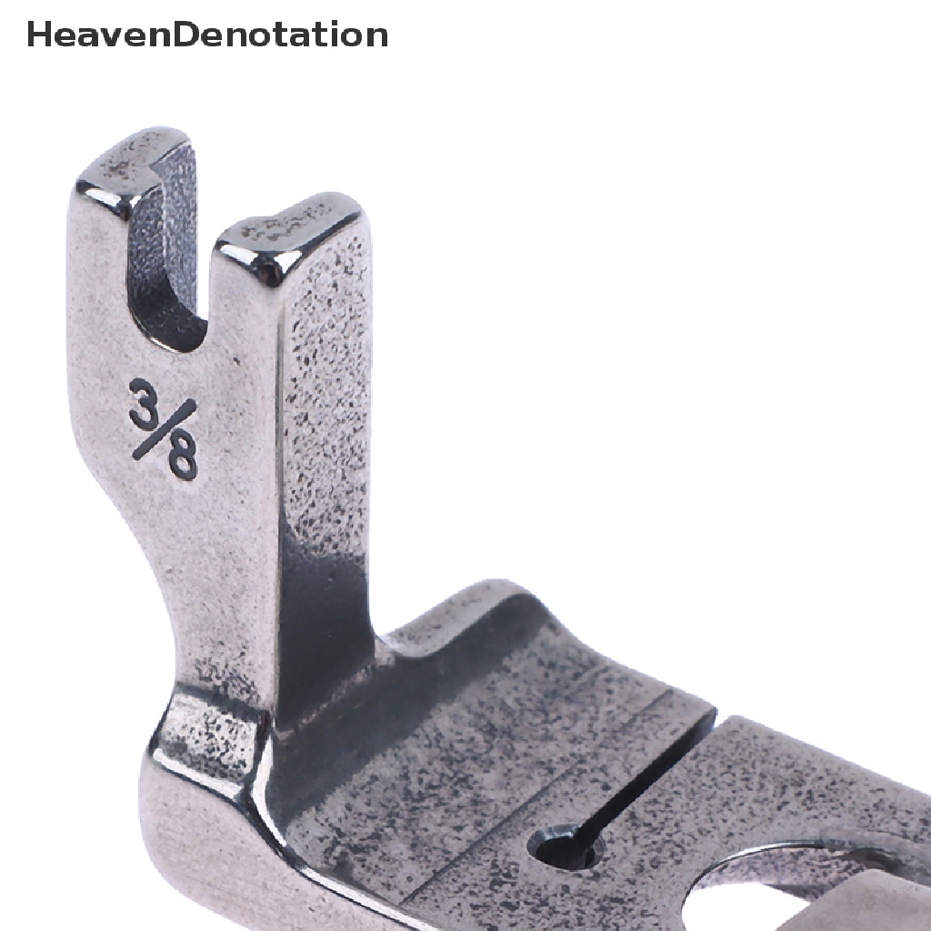 [HeavenDenotation] Industrial 1- Lockstitch Curved Hemming Presser Foot Fit Mesin Jahit Rok Sifon Sutra Arc Hem1 /8 3 /16 1/4 5 /16 3/8 HDV