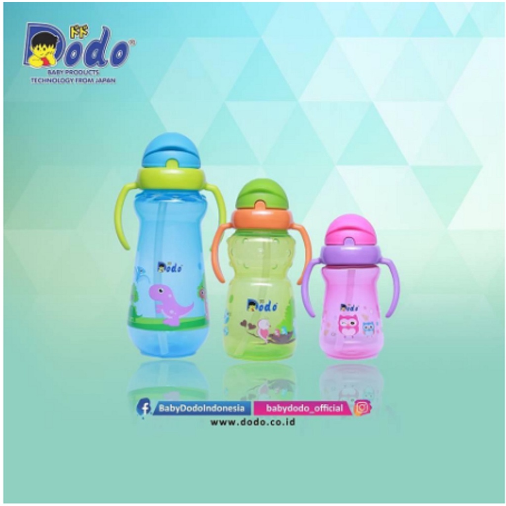 Dodo Bottle Sport Handle Cup Botol Minum | Botol Minum Sedotan Bayi | Training Cup Anak DODO