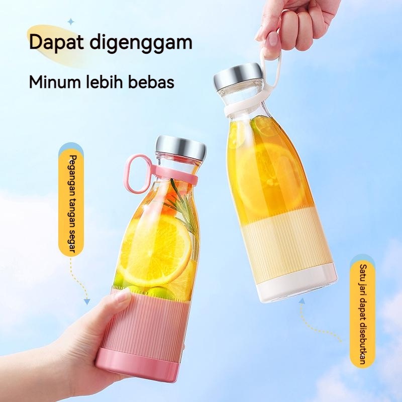 【COD】Juicer Blender Portable/Juicer Portable Mini Juicer/Blender Botol Shake/Juicer Botol Portable/Mini Juicer Cup 6 Pisau Blender