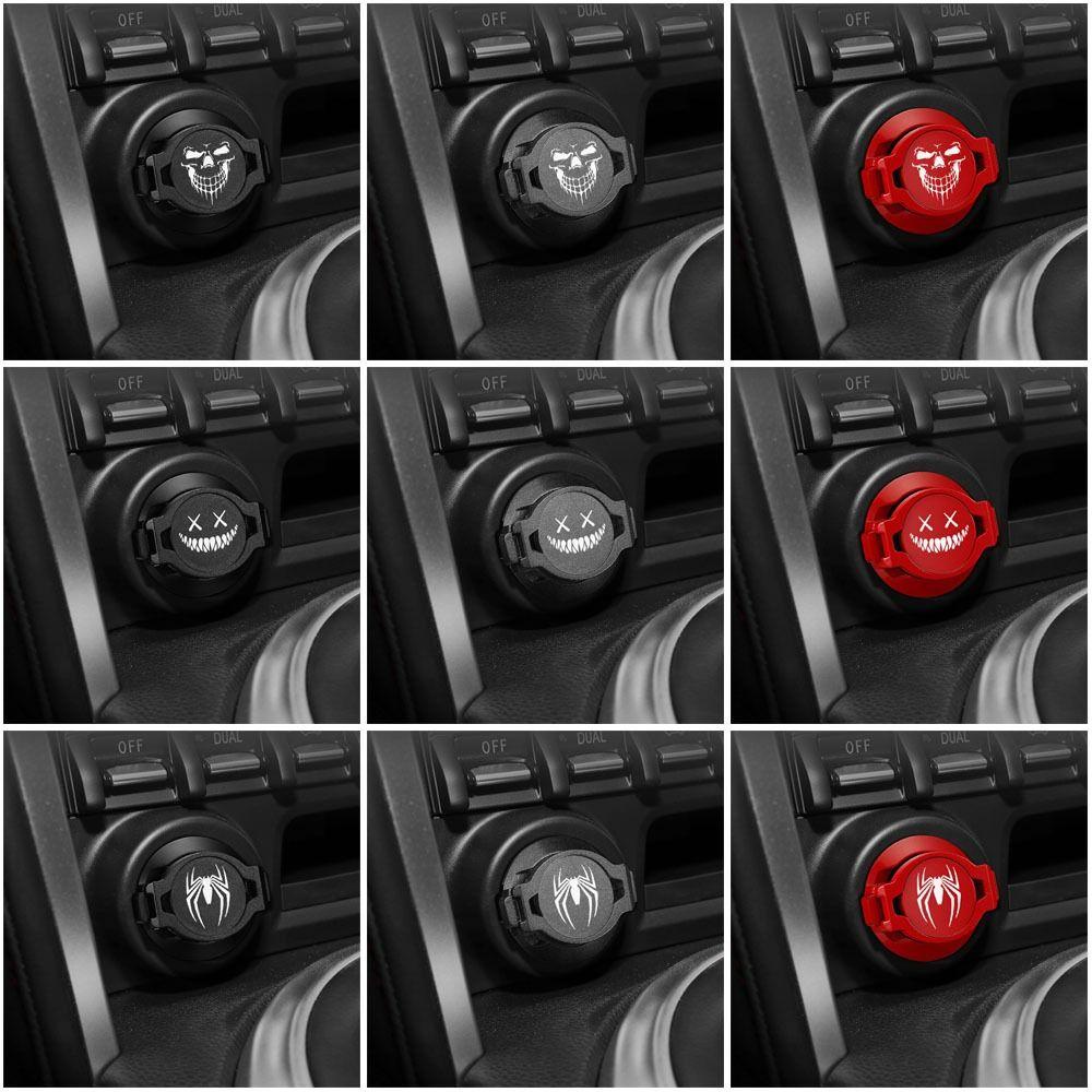 POPULAR Onekey Start Stop Tombol Cover Motor Start Ring Interior Moldings Button Cover Pelindung Saklar Start Switch Rotate Covers