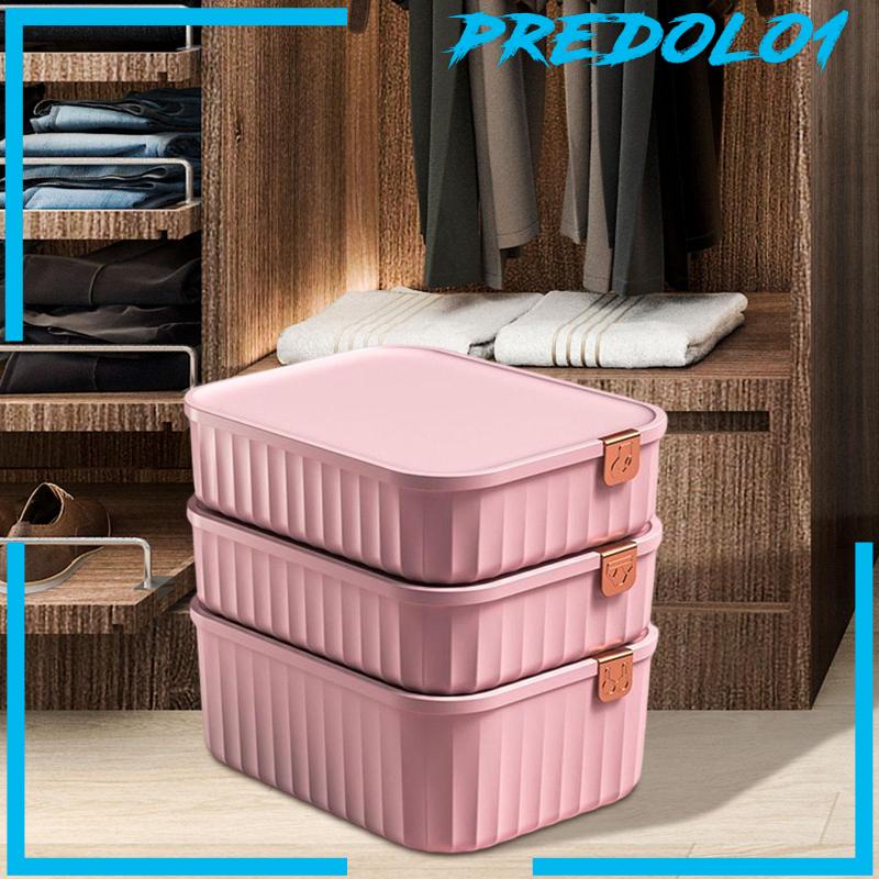 [Predolo1] 3buah Laci Organizer Lemari Rumah Tangga Menghemat Ruang Lemari Kotak Penyimpanan