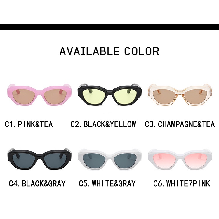 [COD] Korean Fashion Retro Mata Kucing Frame Kacamata Wanita Pria Original Anti Radiasi Eyeglasses UV400