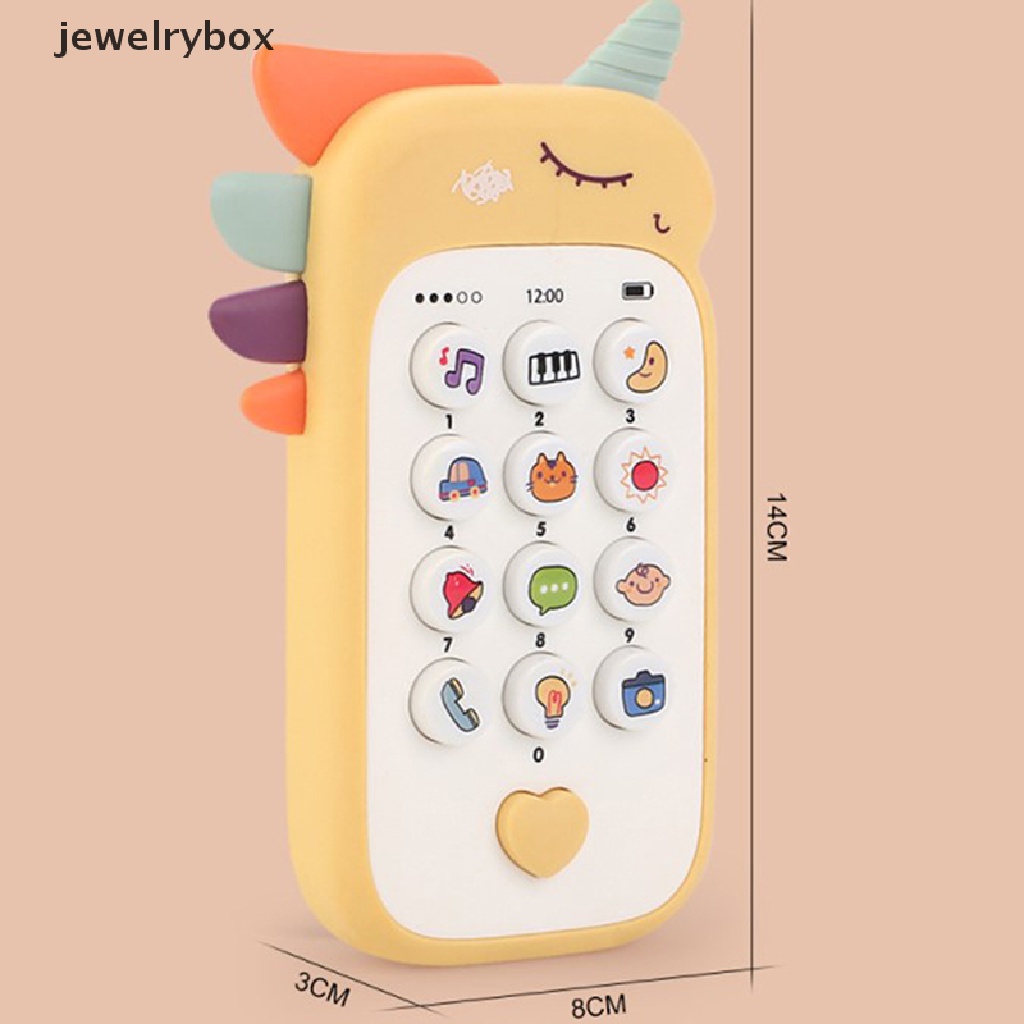 [jewelrybox] Telepon Bayi Mainan Telepon Musik Suara Mesin Untuk Anak-Anak Bayi Awal Butik