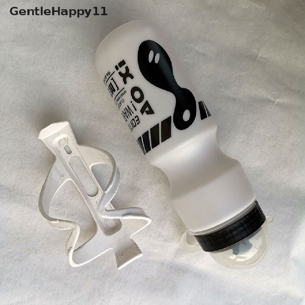 Gentlehappy 750ML Botol Minum Air Sepeda Sepeda Gunung Bersepeda+Holder Cage Rack id