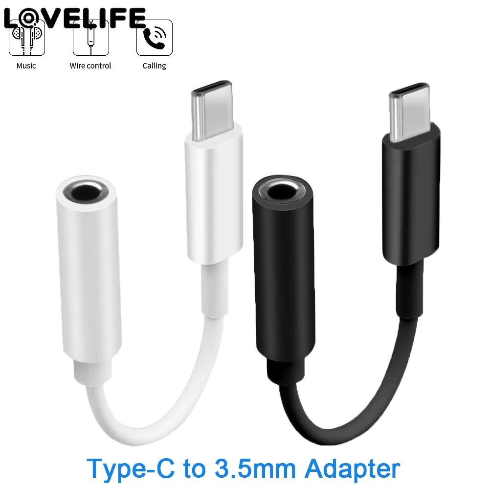 [Unggulan] Usb Charge Kabel Data Port Converter C-Earphone Connetor Plug Universal Portable Cable Converter Earphone Audio Adapter Tipe-C Ke 3.5mm Jack Converter