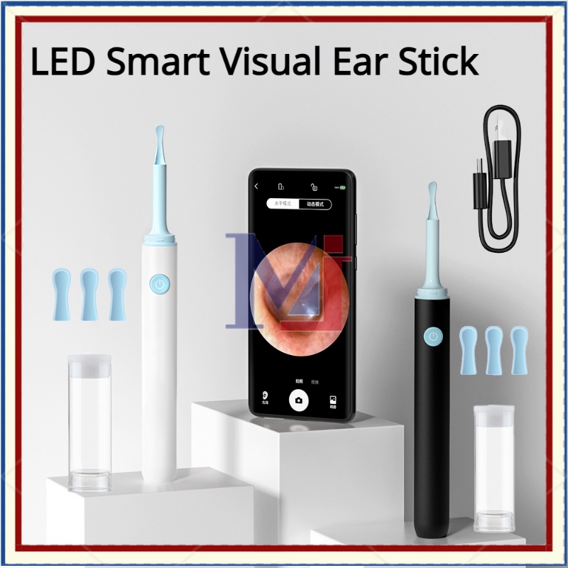 【COD】LED Smart Visual Ear Stick/Ear Cleaning Endoscope Korek Kuping/Korek Kuping Kamera LED Smart Visual Ear Stick HD