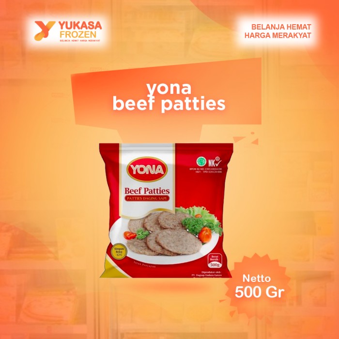 

Yona Beef Patties 500gr