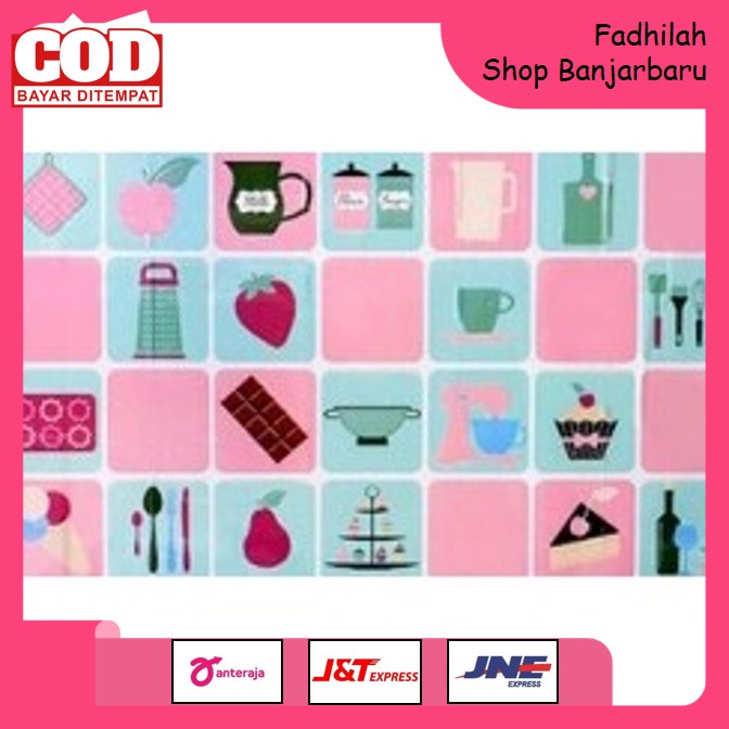 WALL STIKER DINDING DAPUR ANTI MINYAK / API WALLPAPER STICKER ALUMUNIUM FOIL DEKORASI DAPUR | FADHILAH SHOP BJB