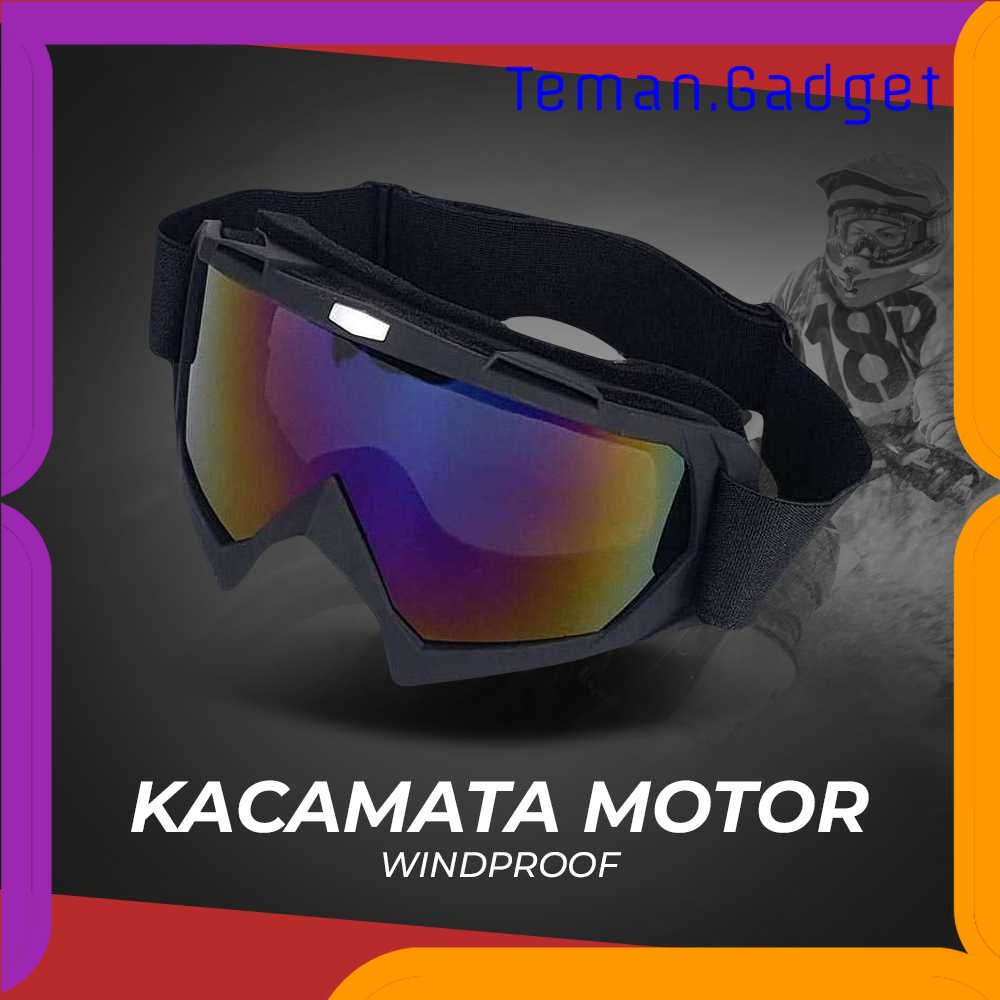 TG - OTO Kacamata Motor Motocross Ski Goggles Eye Protection Windproof - H013