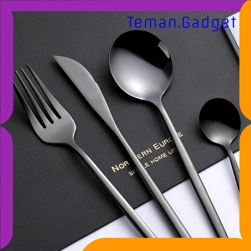 TG - DPR COPOTI Set Alat Makan Sendok Garpu Pisau Cutlery Western Style 24 PCS - C24