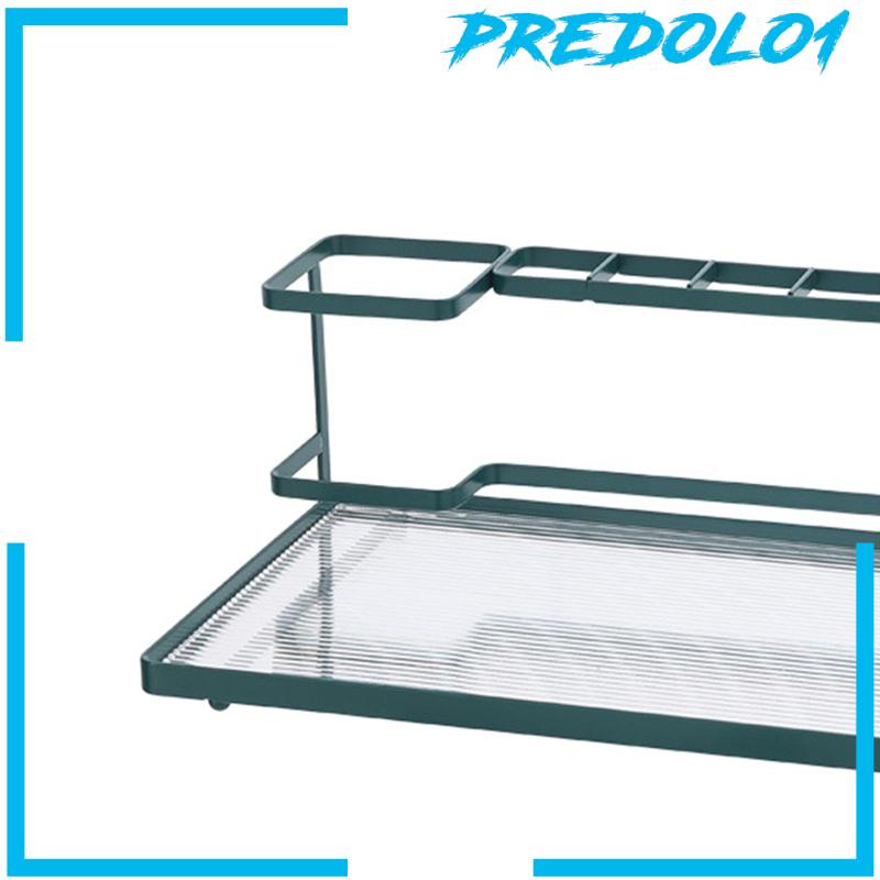 [Predolo1] Tempat Sikat Gigi Elektrik Rak Organizer Counter Kamar Mandi Untuk Vanity Cream