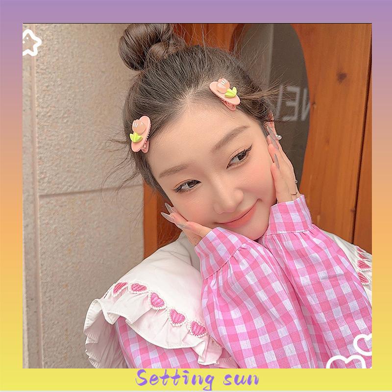 Jepit Rambut Tulip Kartun Lucu Aksesoris Rambut Jepit Paruh Bebek TN