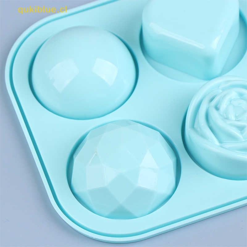 Qukiblue 1Pc 4kisi Rose Ice Cube Tray Dengan Tutup Ice Ball Cetakan Ice Maker DIY Kotak Es cl